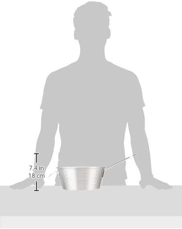 Winco Spaghetti Strainer, 10-Inch, Aluminum, Medium