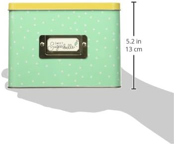 Sweet Sugarbelle Recipe Card Tin by American Crafts in Light Green