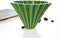 Origami Filter Cup, Non-Electric Pour Over Coffee Dripper, Ceramic Pour Over Coffee Maker, Easy Manual Brew Maker,