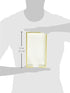 Caddie-Set 1, Paperproducts Design Lacquer Wood Guest Towel Paper Napkin White with Gold Trim Design