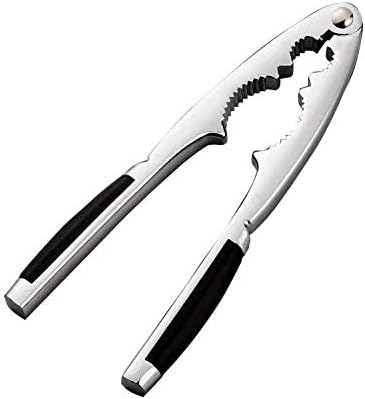 NutCracker Walnut Cracker - Heavy Duty Shell Cracker Tool with Non-Slip Handle for All Nuts