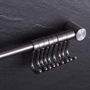 304 Stainless Steel Kitchen Rail Hooks Hangers (Wall Mounted Rod Hook)