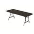 8' 30" 96" Iceberg iGear Stretch Fabric Table Top Cap Cover, Fits Table, Polyester/Spandex, Black, W x L
