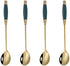 Coffee Spoon Sets for Mixing, Iced Tea Spoons, Cocktail Stirring, Tea, Coffee, Milkshake, Cold Drink