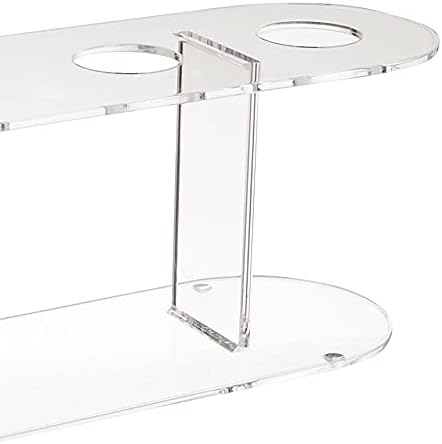 Winco Acrylic 4-Hole Ice Cream Cone Stand, Clear, Medium