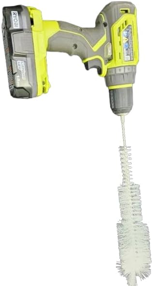 Drill Bit Attachment Bottle Washer - Wine/Beer Bottle Brush for Cleaning Cups, Silicone Water Bottles, Tumblers