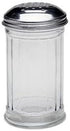 SET 2 12 Oz. of - (Ounce) Multi-purpose Spice Seasoning Grated Cheese Shaker Retro Dispenser, Glass Jar, Perforated