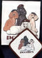 Poodle Dish Towel & Potholder