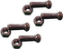 YOIASUGH (4pcs) Blades Cutting Edge Plow Bolts & Nuts 5/8"-11 x 2-1/4", Grader Blades Bolts & Nut for Snow Plow