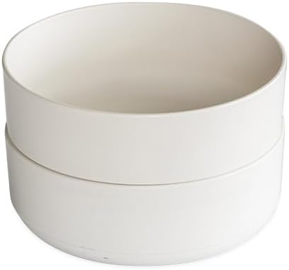 Nordic Ware Set of 2 Soup or Salad Bowls, White