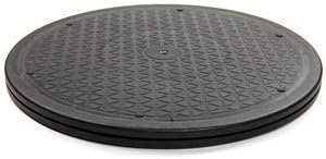 JDYYICZ 12 Inch Heavy Duty Rotating Swivel Steel Turntable Ball Bearings Stand Lazy Susan for Indoor/Outdoor Use