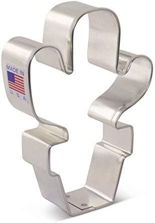 Cactus Cookie Cutter - 4" Succulent Design Made in USA by Ann Clark