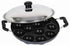 Appam Patra Paniyaram Non Stick Pan, Takoyaki or Danish Aebleskiver Filled Pancake Pastry Maker Set of 1, 12 Pits with