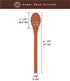 Honey Bear Kitchen Silicone Stirring Spoon Set of 2, Super Scarlet for Coffee & Tea