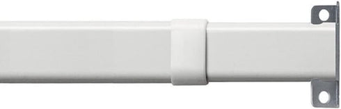 Graber Flat Lock-Seam Sash Rod, 6 to 11-Inch Adjustable Width, White