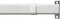 Graber Flat Lock-Seam Sash Rod, 6 to 11-Inch Adjustable Width, White