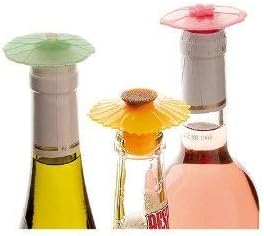 Charles Viancin Wine Bottle Stopper - Lily Pad, Sunflower & Hibiscus Design