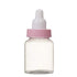 3.5 Inches Baby Bottle Shower Favor, Mini Plastic Candy Bottle, Baby Shower Supplies (2 Dozens, Pink)