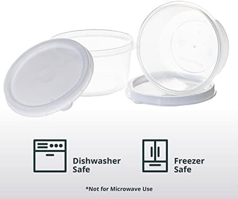 Greenco Small Food Storage Containers: 20 pcs Plastic Containers with Lids for Meal Prep, Kitchen Organization