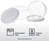 Greenco Small Food Storage Containers: 20 pcs Plastic Containers with Lids for Meal Prep, Kitchen Organization