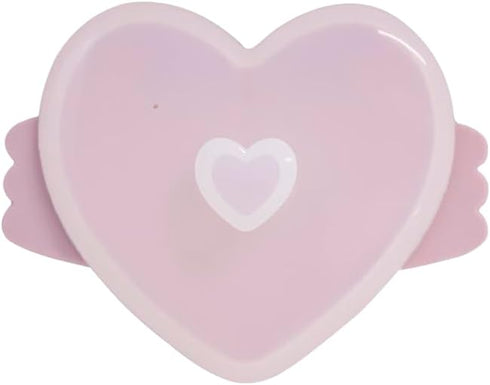 JOONIE Lovely Microwave Silicone Steamer for Baby, Heart Shaped Food Storage Containers (Large 700ml, Lavender)