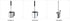 Toilet Brush with Holder, SUS304 Stainless Steel Bathroom Cleaning Brush, Wall-Mounted ECK-056-1K
