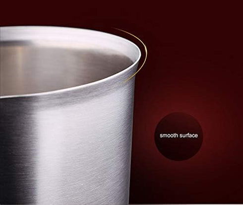 KSENDALO 48oz/6Cup SUS304 Stainless Steel Measuring Cup, Precision Engraved Markings for Liquid, Coffee, Milk & Espresso
