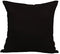 Handmade Decorative Solid 100% Cotton Canvas Throw Pillow Covers/Pillow Shams, (26"x26", Black) by TangDepot