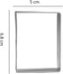 Door Frame Cookie Cutter Set - 2 Piece - 4.5” Door Frame, 2.7” Rectangle - Stainless Steel
