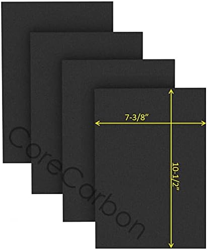4-Pack HRF-A100 Exact Fitment Pre-Filter - For Honeywell Insight Air Purifier Models HPA5100