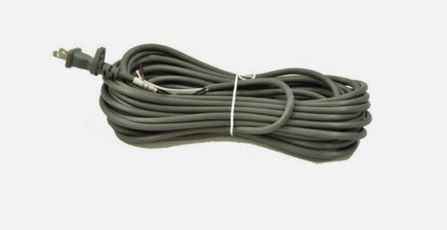 Replacement Fit-All 40 ft Vacuum Cleaner Cord 17-2 Wire Grey- Fits most Upright Vacuum cleaners