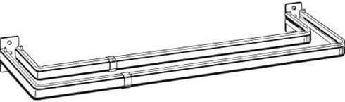 Kirsch 6223 Double Curtain Rods, 28" - 48"