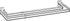 Kirsch 6223 Double Curtain Rods, 28" - 48"