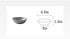 Classic Matte Ceramic Sauce Dishes - Sushi Dipping Bowls, Appetizer Plates with Irregular Edge for Kitchen, 3.2'' (Set