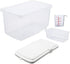 JapanBargain 1825 - Lot of 2 Japanese Rice Storage Containers, 11 LBS, Made in Japan
