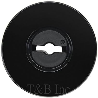 TamBee 4PCS 2Inch Acrylic Lazy Susan Turntable Organizer - Black Revolving Display Base for Kitchen Pantry