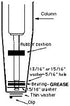 Chair Mechanism and Free Bearing Kit, Tilt and Swivels, 6" x 10"-10 1/4"