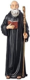 Roman Joseph's Studio Inc. St. Benedict Figure - Renaissance Collection, 6.25" H, Resin and Stone Religious Gift
