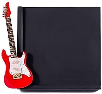 Broadway Gift Red Electric Guitar Decorative Classic Black 5x7 Picture Frame for Musicians