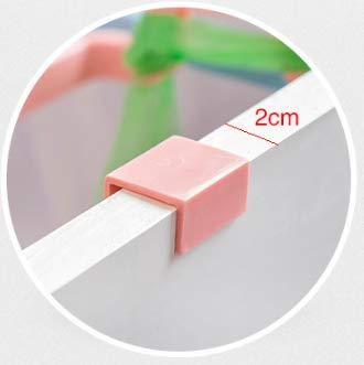 WOIWO 4 PCS Portable Garbage Bag Holder for Kitchen Cabinets