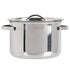 American Metalcraft MPL8 Stainless Steel Mini Pot with Lid, 8 oz.