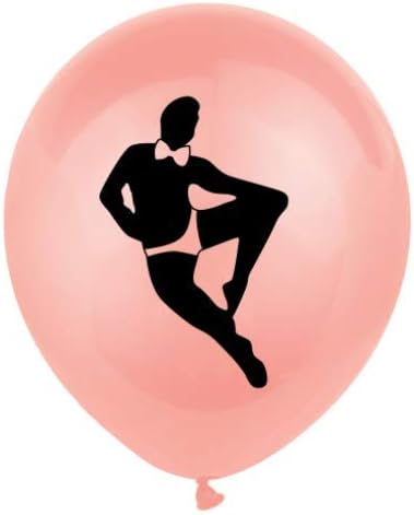 40Pcs Rose Gold Bachelorette Party Balloons, Bridal Shower Decorations, Hen Party Supplies Kit
