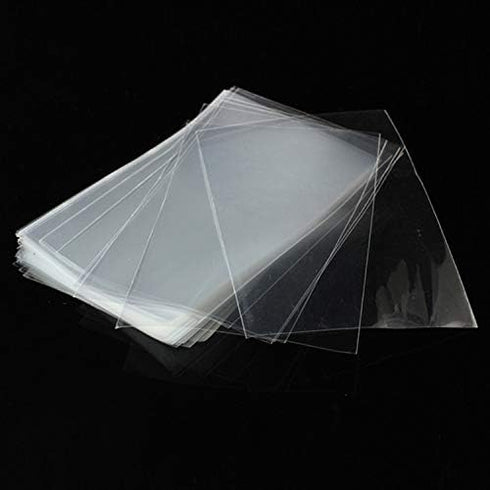 BeeSpring Recipe Card Covers - Clear Vinyl 3 x 5 Inch Kitchen Recipe Card Protectors, Set of 48