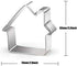 3.5 Inch House Biscuit Cookie Cutter, Stainless Steel