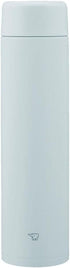 Zojirushi SM-GA72-HL Water Bottle, Seamless Large Capacity, 24.3 fl oz (720 ml), Screw Stainless Steel Mug, Ice Gray,