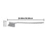 SPARTA 40501EC03 Plastic Large Scrub Brush, Kitchen Utility Brush with Long Handle for Cleaning, 20 Inches, Black