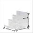 Acrylic Jewelry Display Riser Shelf Holder - 3-Tier Acrylic Wallet Display Stand Showcase Fixtures