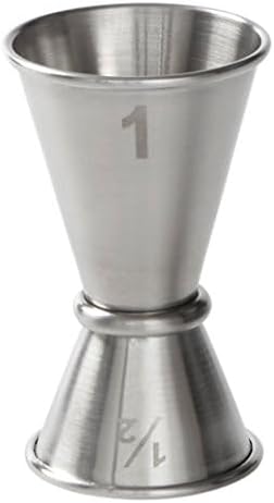 American Metalcraft JG1 Japanese-Style Jigger, Stainless Steel, 1/2 oz. x 1oz. Capacity
