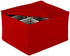 LAMINET Quilted Stemware Storage Case, Holds Up to 12 Stemware/Tall Glasses, RED
