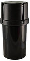 Black Storage Container w/Built-In Grinder